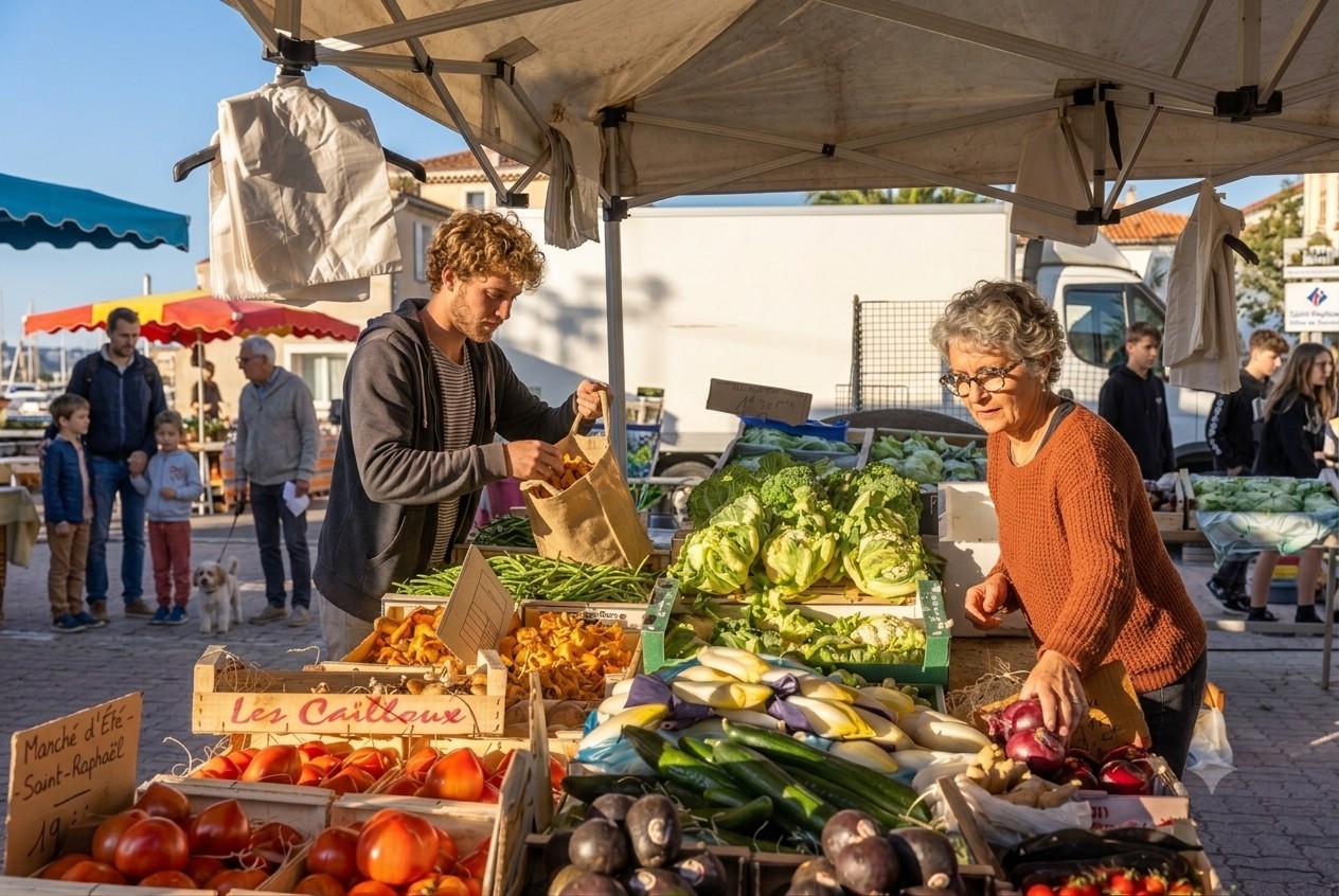 Markets in Saint-Raphaël and Agay: days, opening hours and 2026 summer markets.